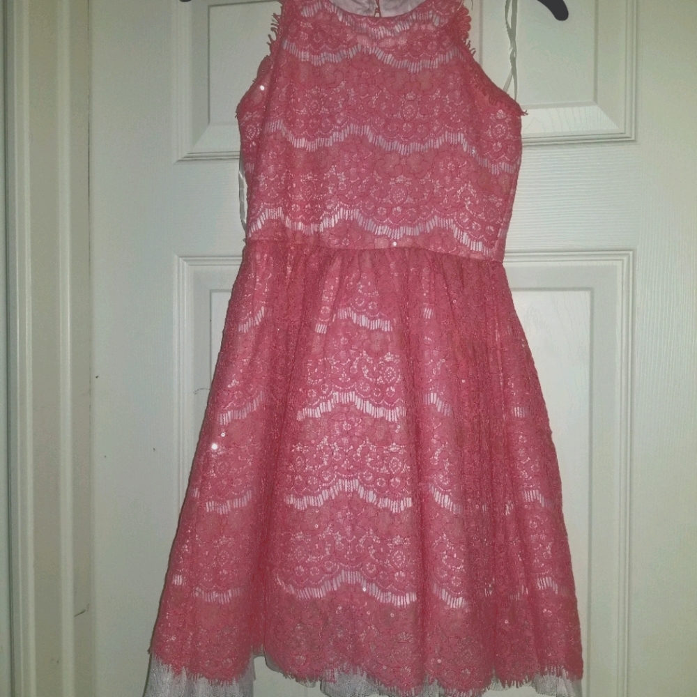 Girls Lace Formal Dress